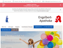 Tablet Screenshot of engelbert-apotheke-bochum.de